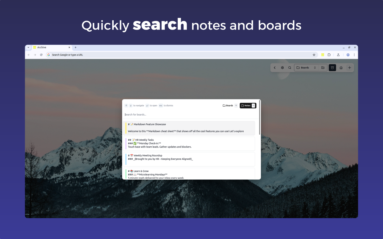 MemoTab - New Tab Notes截图2