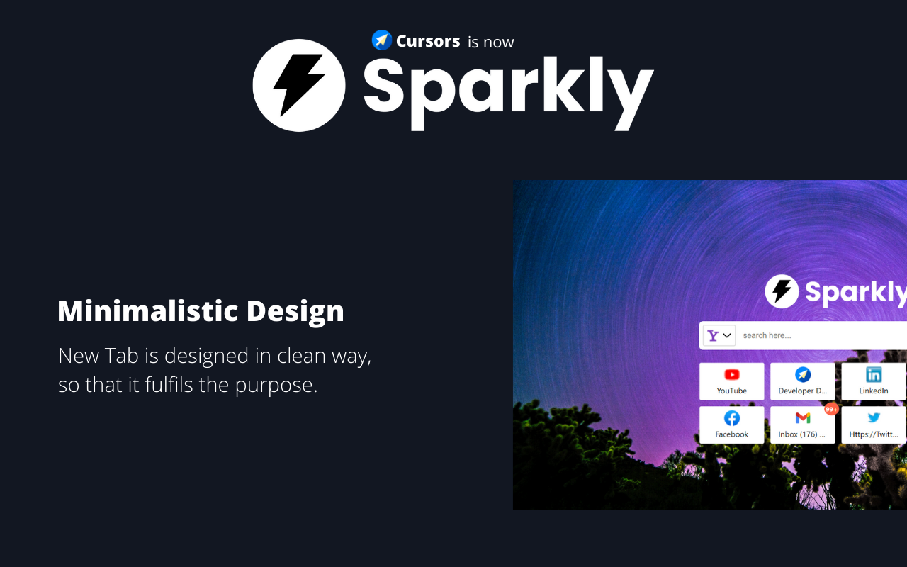 Sparkly: New Tab, Tab Manager, Bookmarks截图2