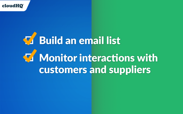 Email List Builder by cloudHQ截图5