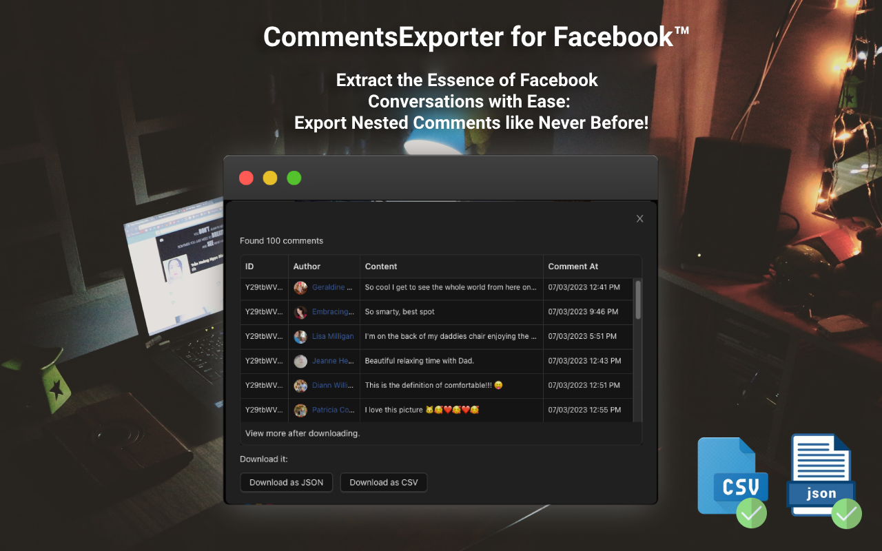 ESUIT | Comments Exporter for Facebook™截图2