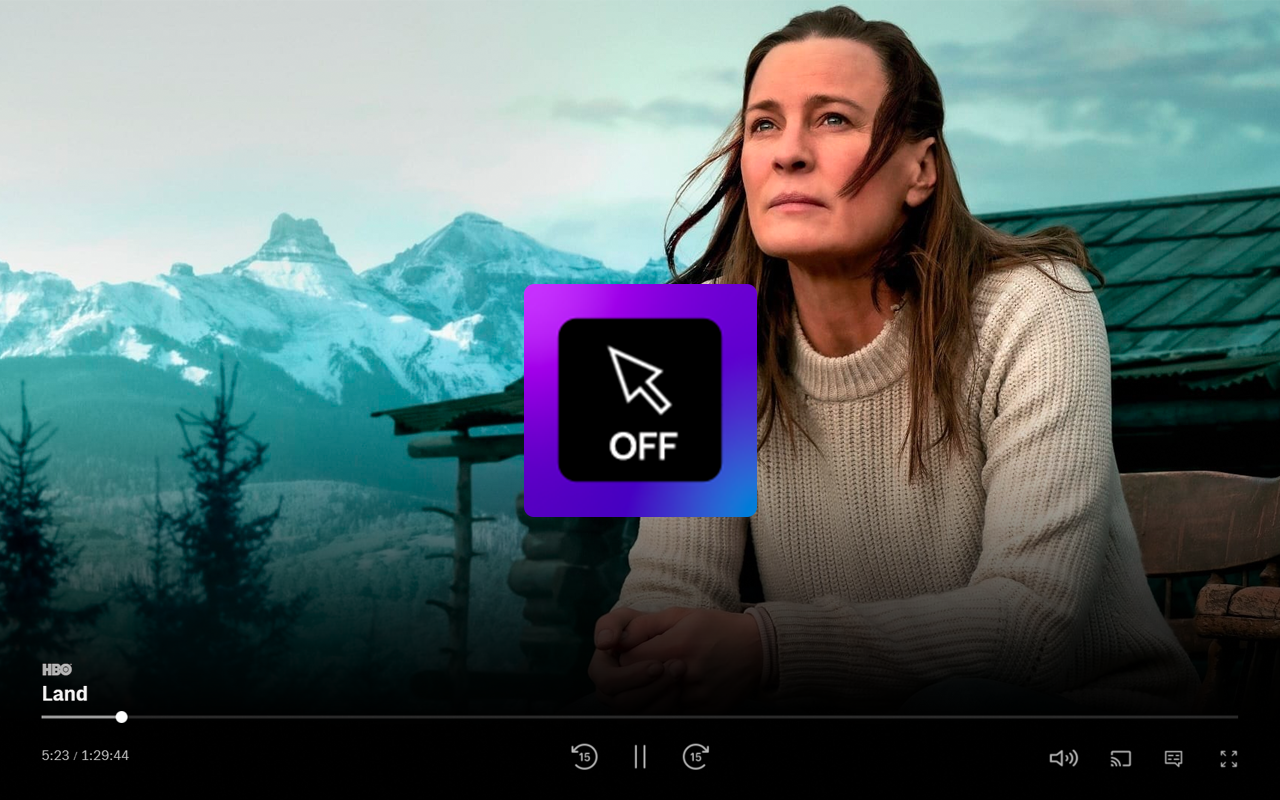 Mouse Off for HBO Max: hide cursor截图2