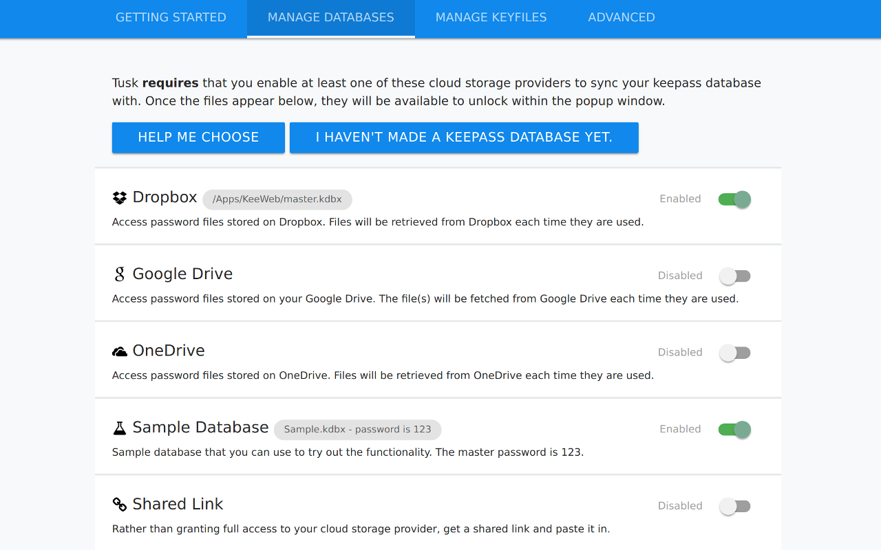 KeePass Tusk - Password Access and Autofill截图1