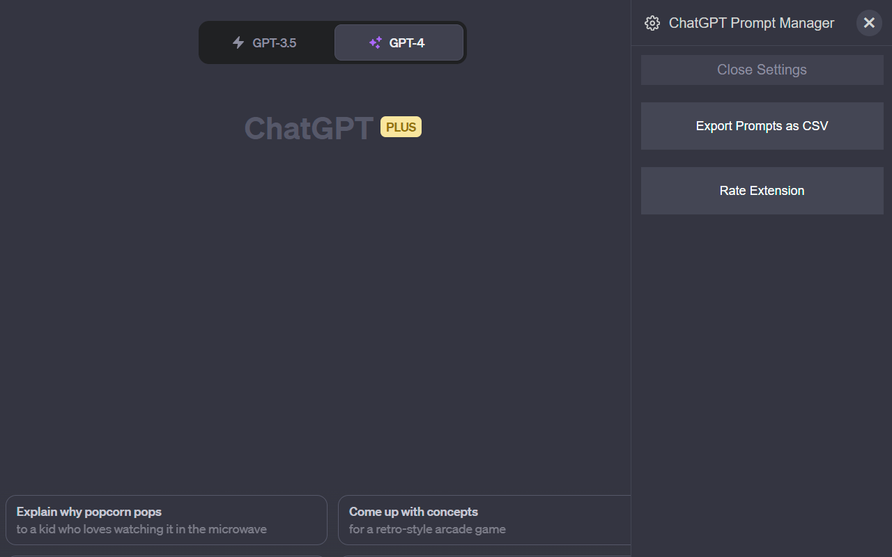 XXL Prompt Manager for ChatGPT, Claude, Gemini, Perplexity and Copilot截图1