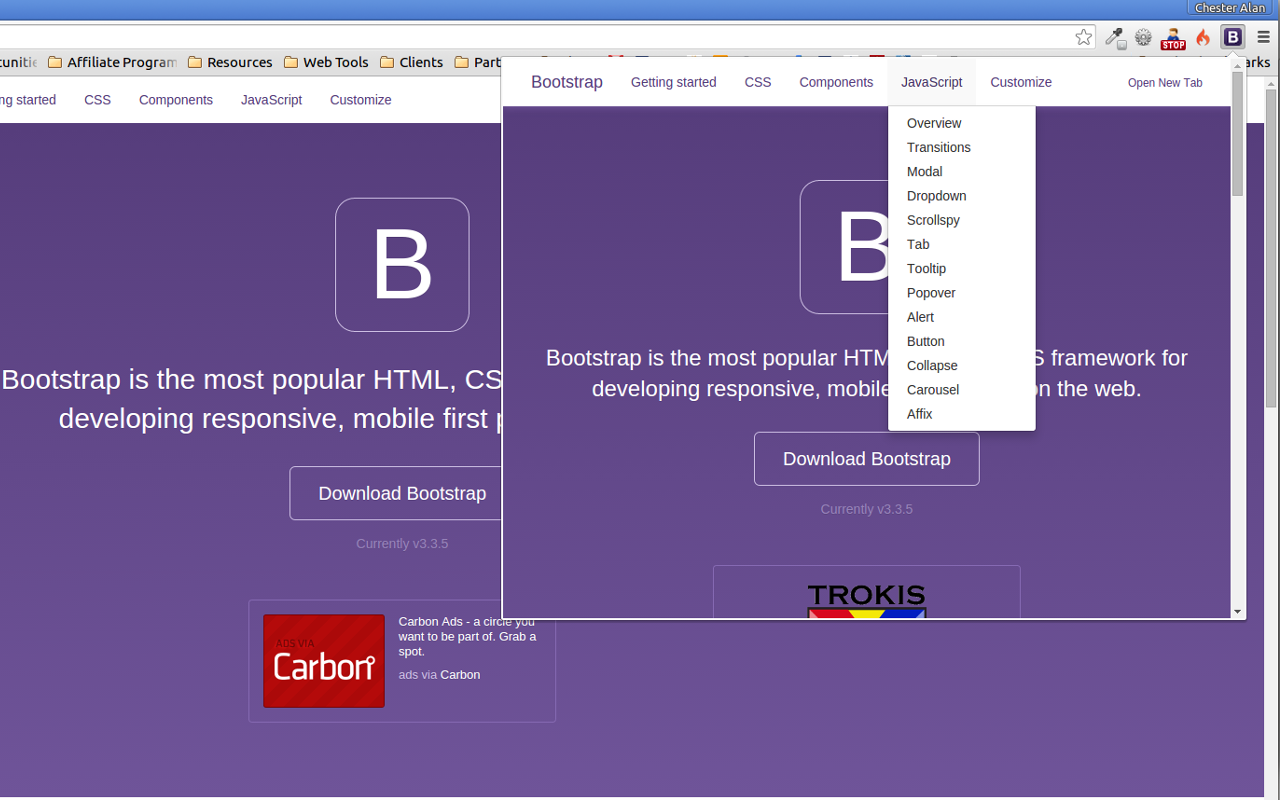 Bootstrap 3.3.x Offline Guide截图2