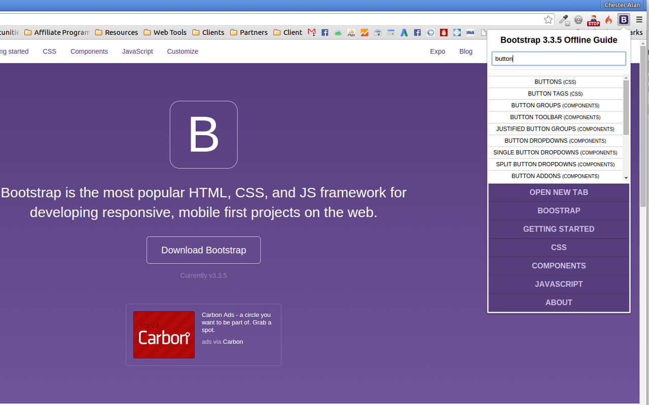 Bootstrap 3.3.x Offline Guide截图4