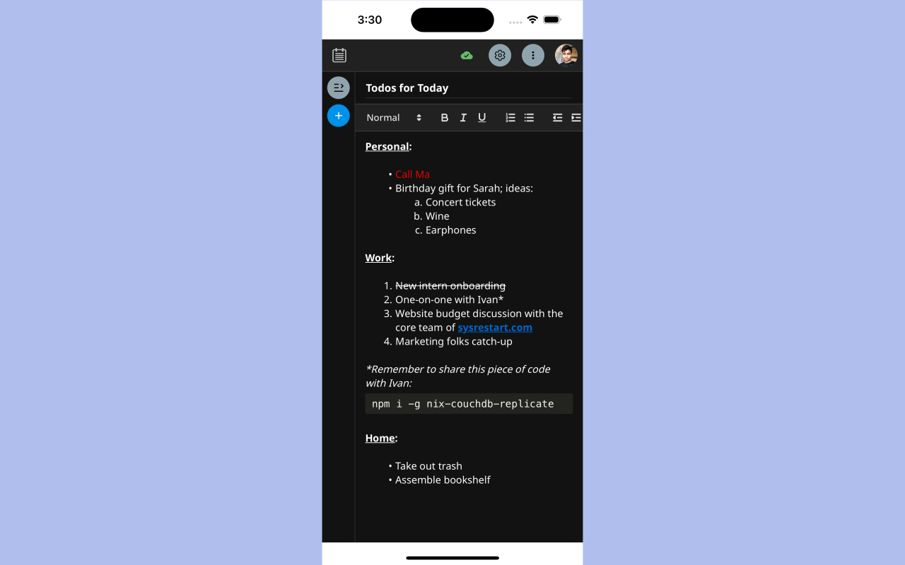 BriskNote: New Tab Notes that Sync across Devices截图1