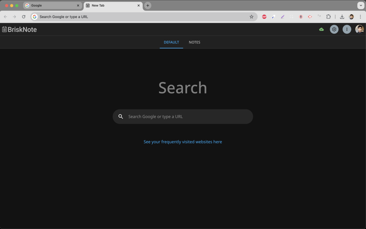 BriskNote: New Tab Notes that Sync across Devices截图4