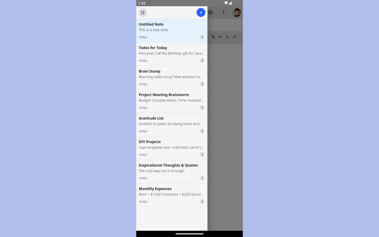 BriskNote: New Tab Notes that Sync across Devices截图5