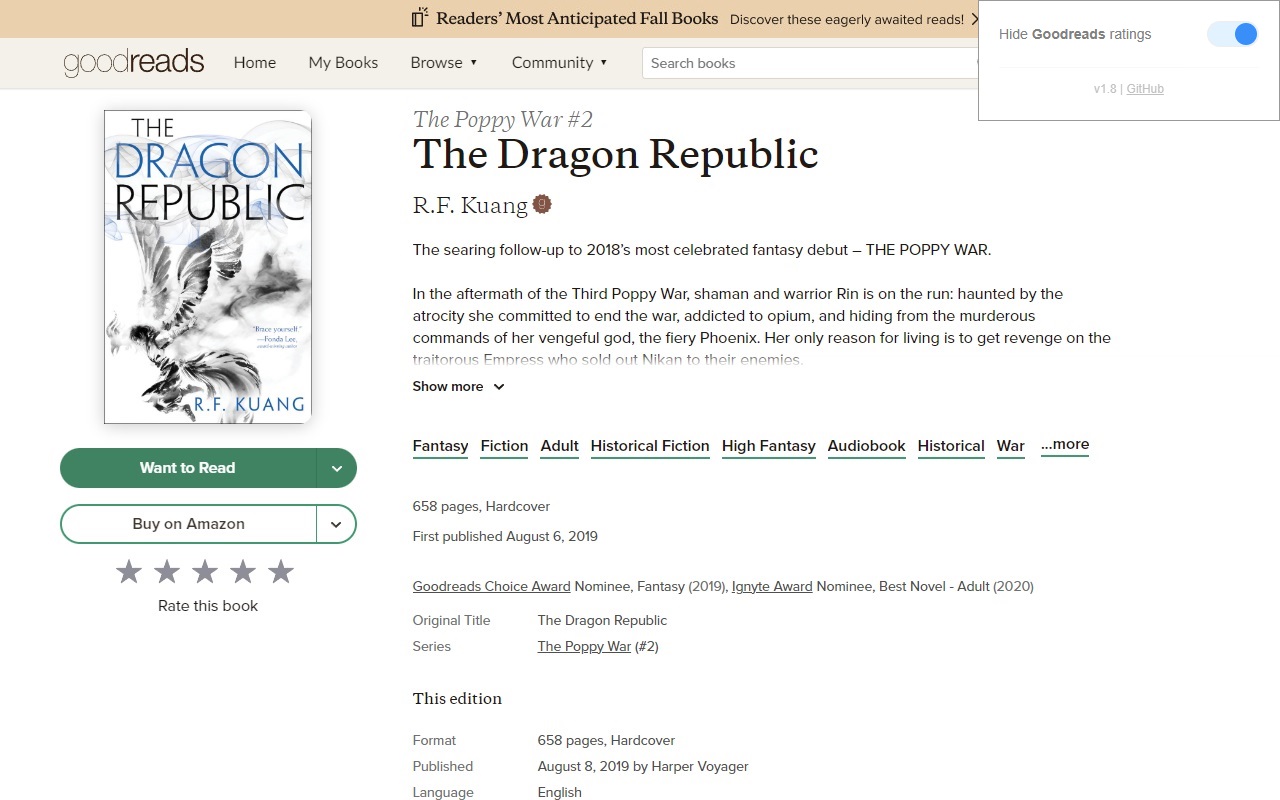 Goodreads Review Shield for Authors截图3