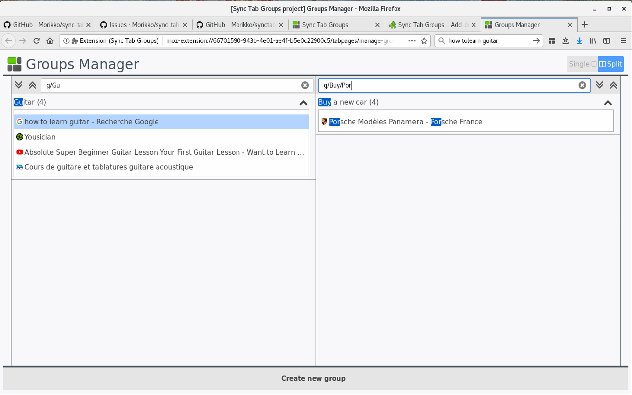 Sync Tab Groups截图4