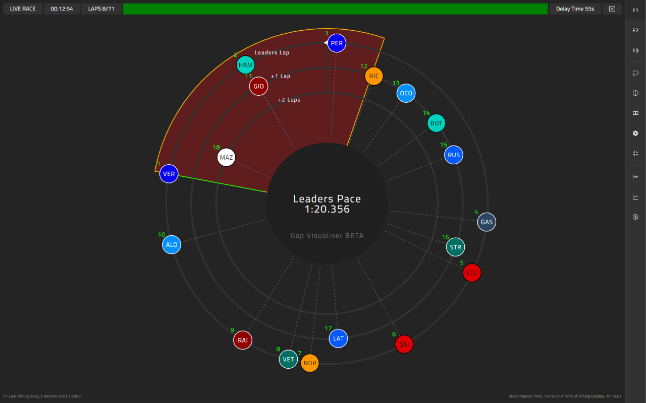 F1 Delayed Live Timing截图5