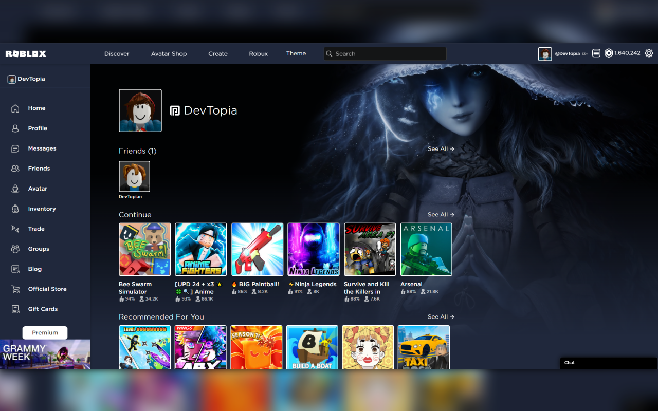 RoPlus - Up Your Roblox Theme截图2