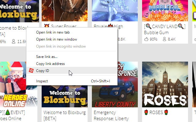 Quick Copy Roblox IDs截图1