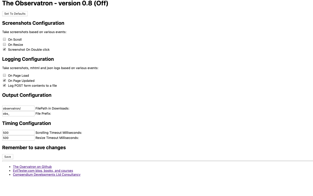 Test Observer - The Observatron截图1