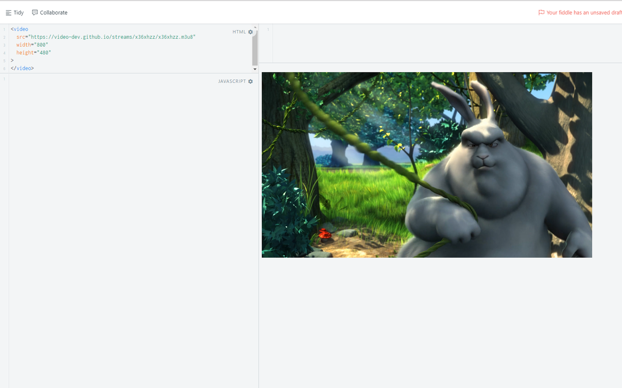 Inline HLS Player截图1
