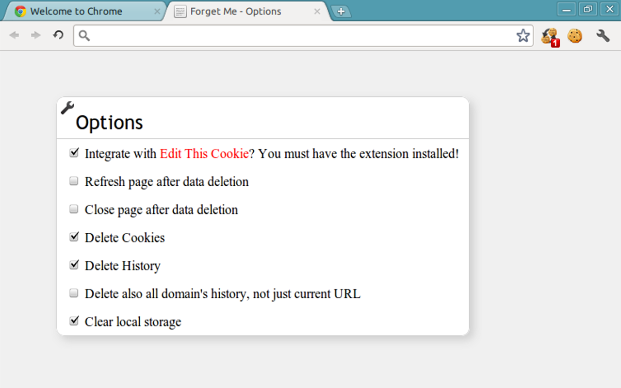Forget Me - Clean History, Cookies & more截图2