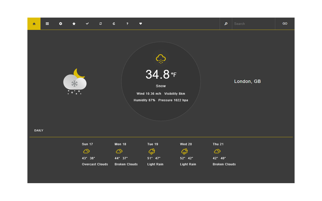 Weather Forecast截图2