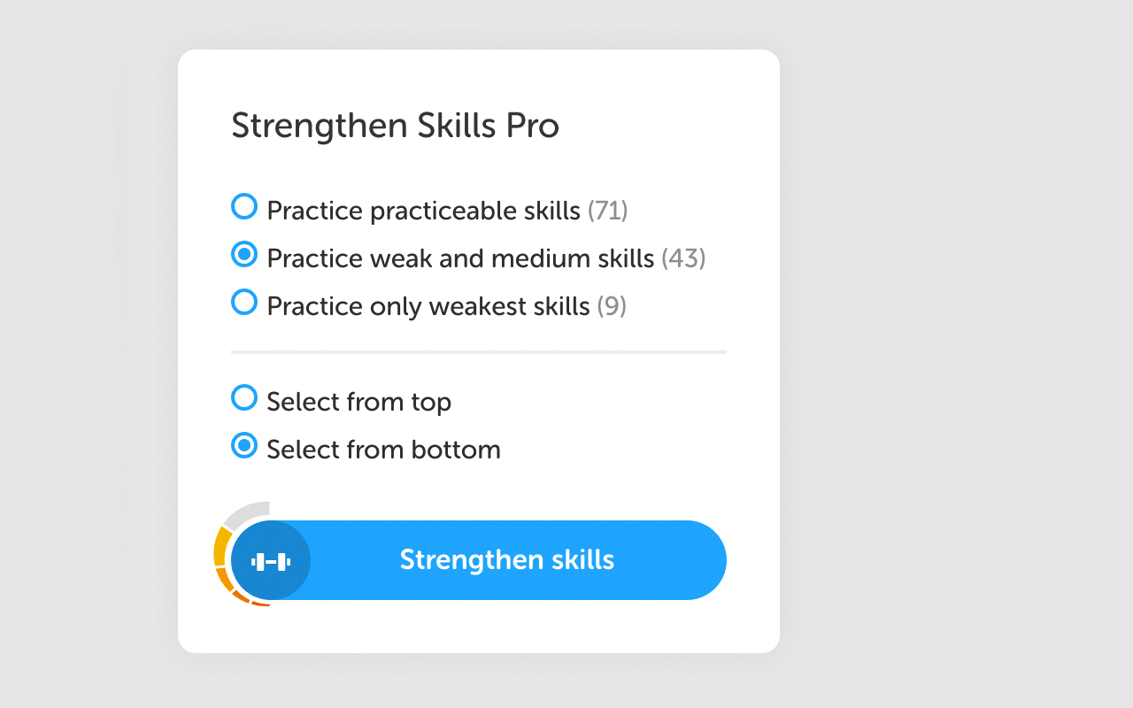 Duolingo Strengthen Skills Pro截图2