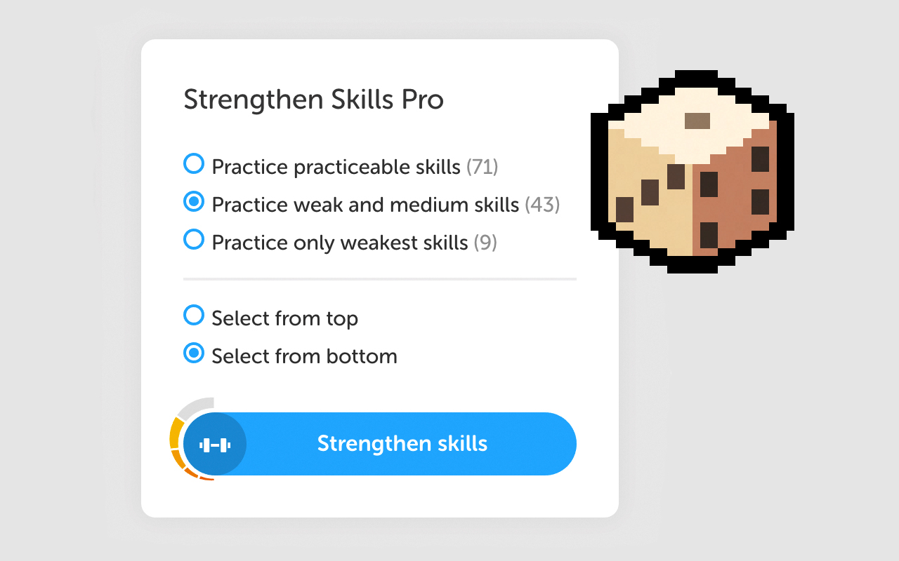 Duolingo Strengthen Skills Pro截图3