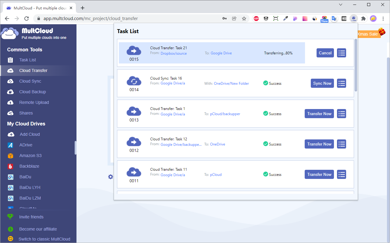 Transfer One Google drive to Another截图2