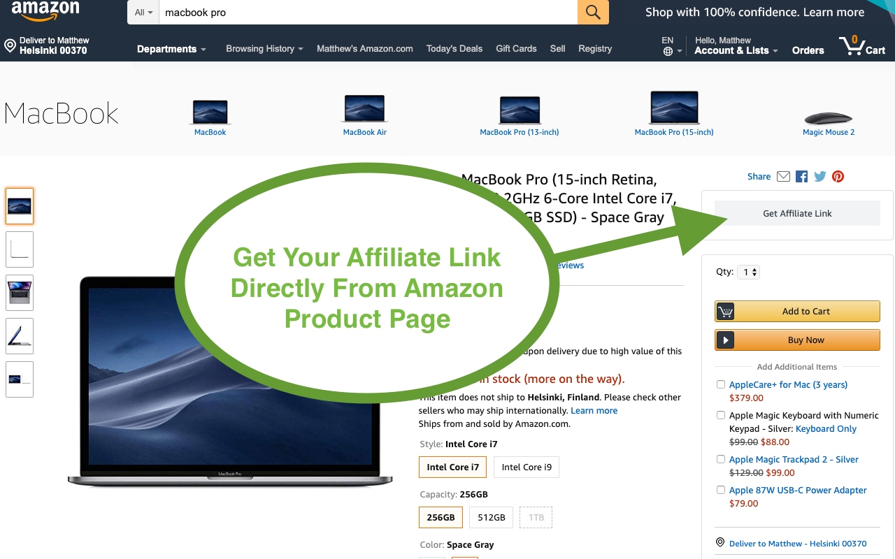 Affiliate Link Button截图2