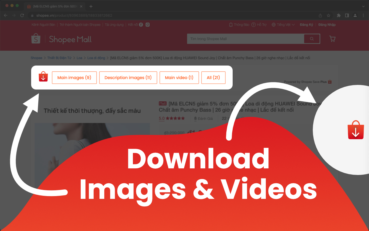 Shopee Save Plus - Download Images & Videos截图3