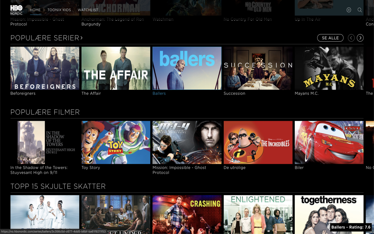HBO IMDB Ratings for Chrome截图2