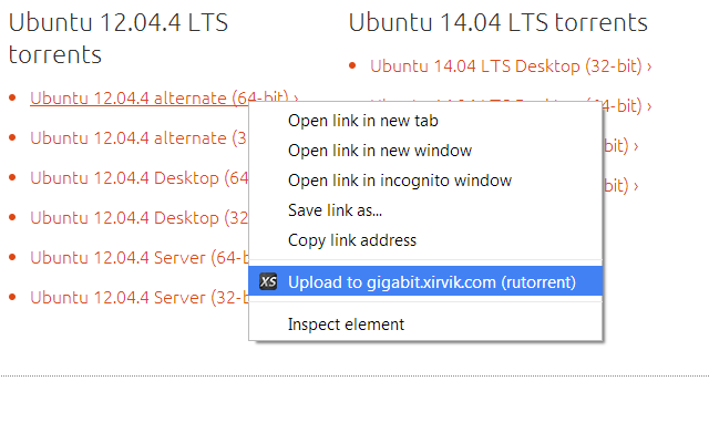 Xirvik .torrent to seedbox uploader截图1