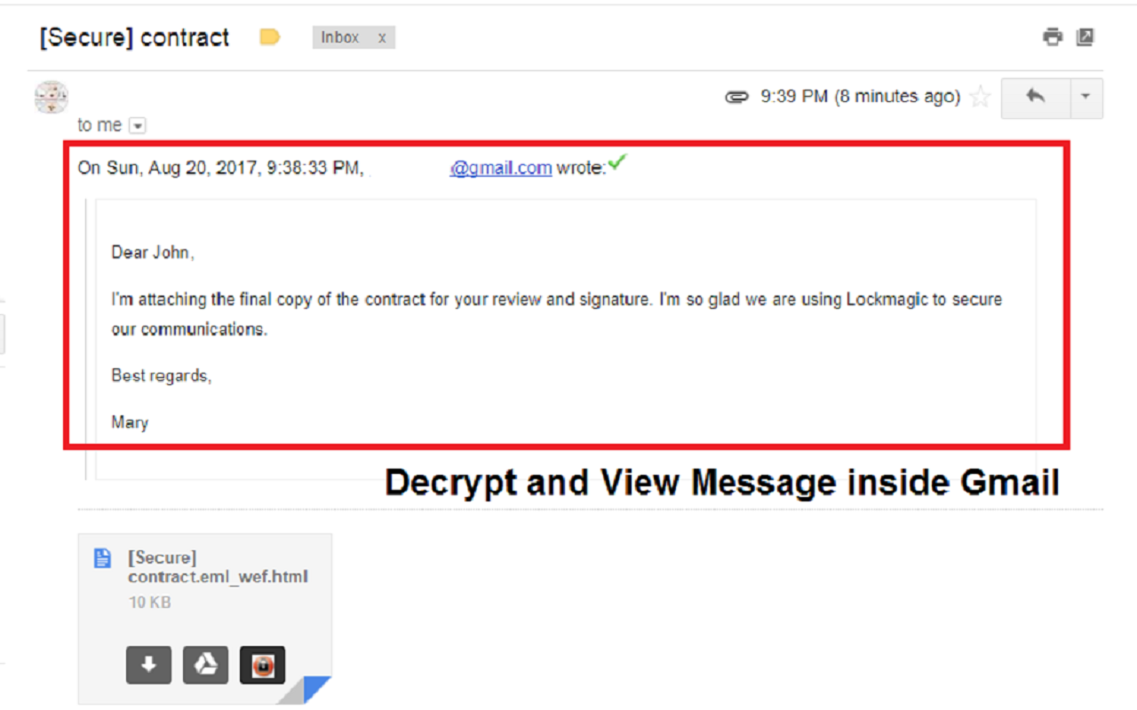 Lockmagic Gmail Encryption截图1