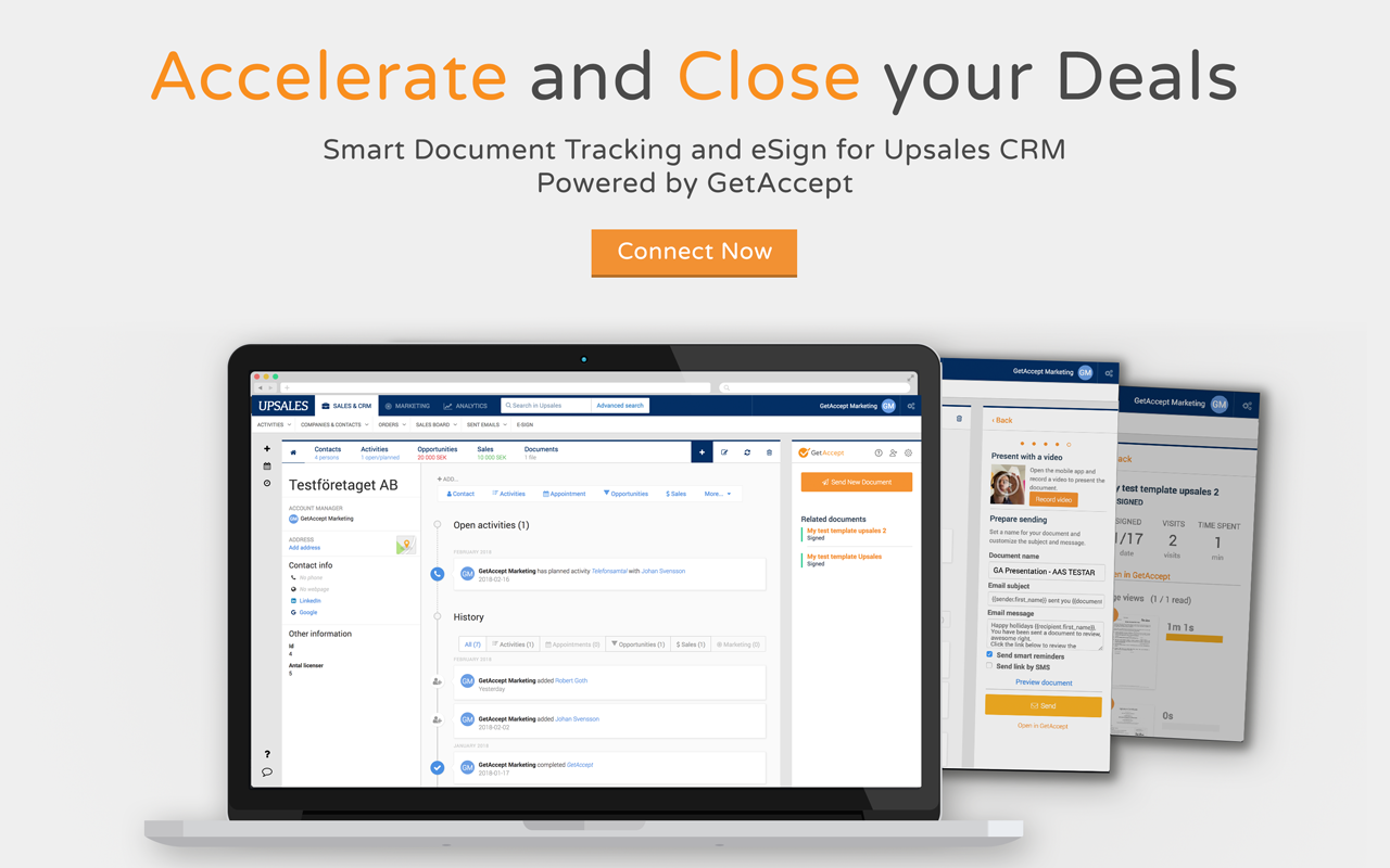 Upsales eSignatures by GetAccept截图2