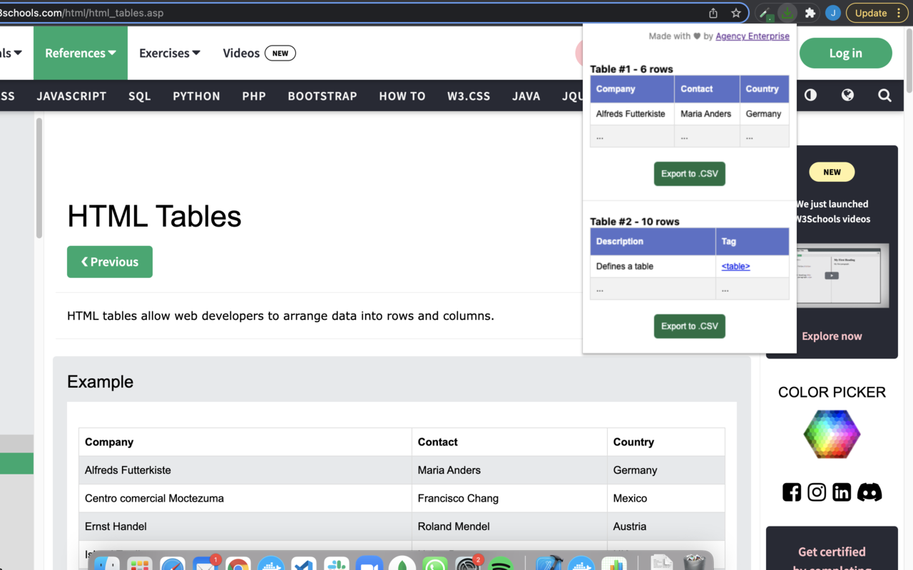 Table Extractor - Download any Table as a CSV截图1
