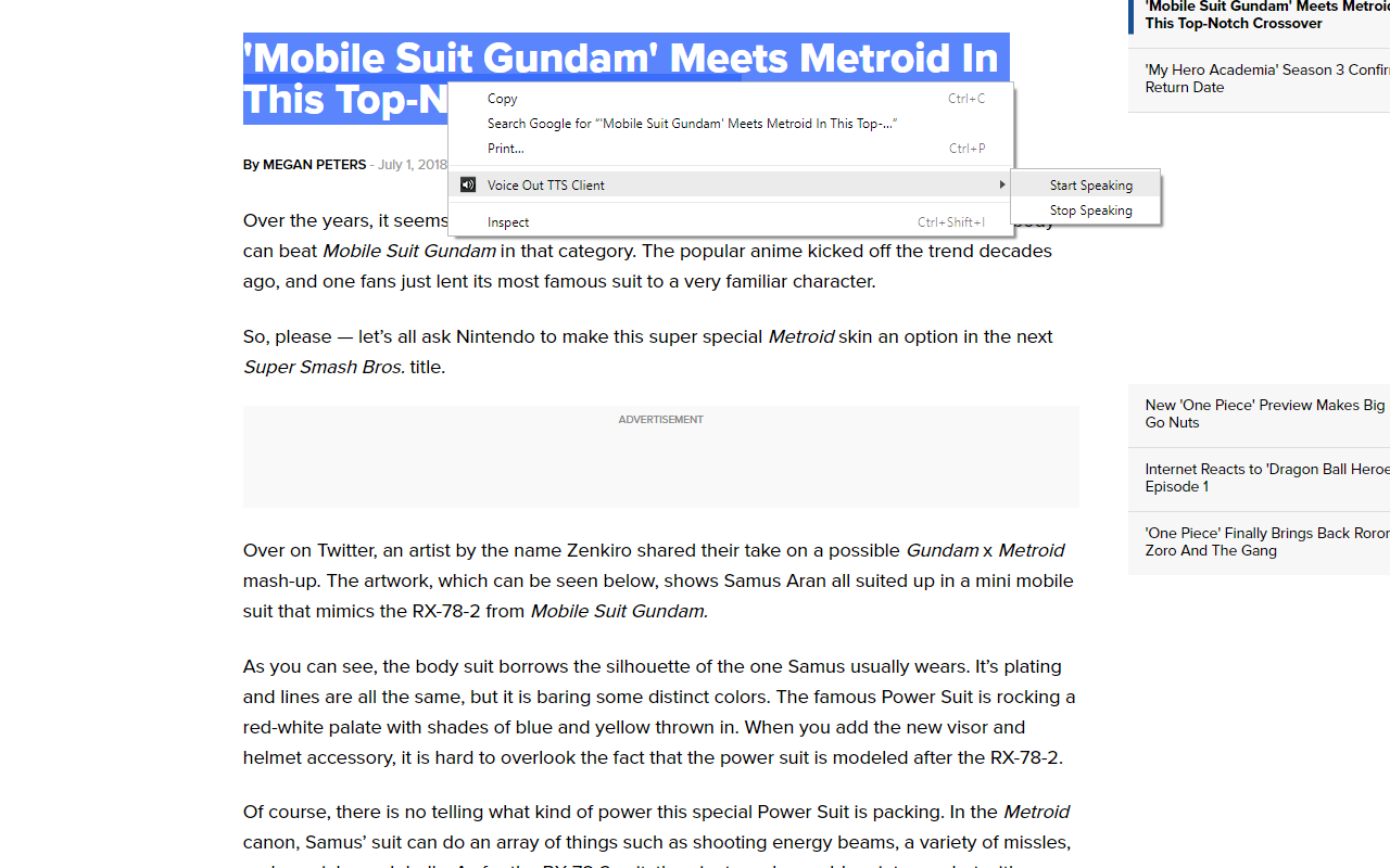 Voice Out TTS Client截图1
