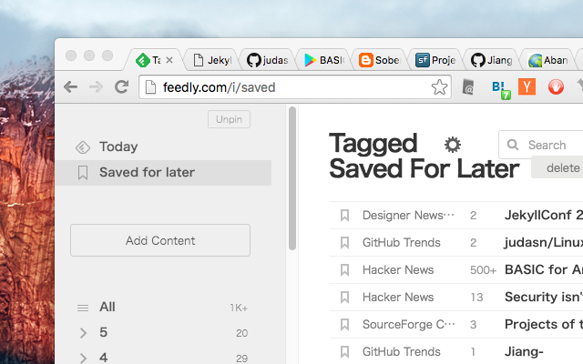 Feedly Star Opener截图1