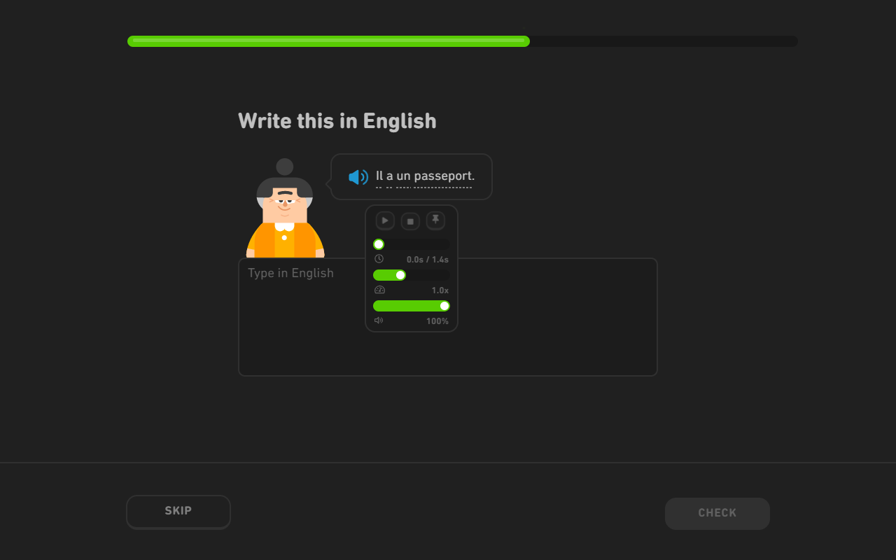 Duolingo TTS Controls截图2