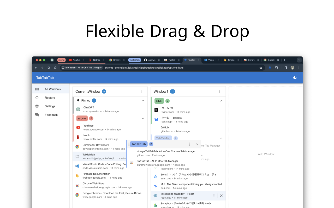TabTabTab - All In One Tab Manager截图4