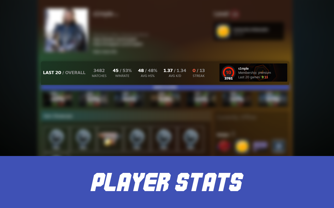 Steamify - Faceit stats checker截图3