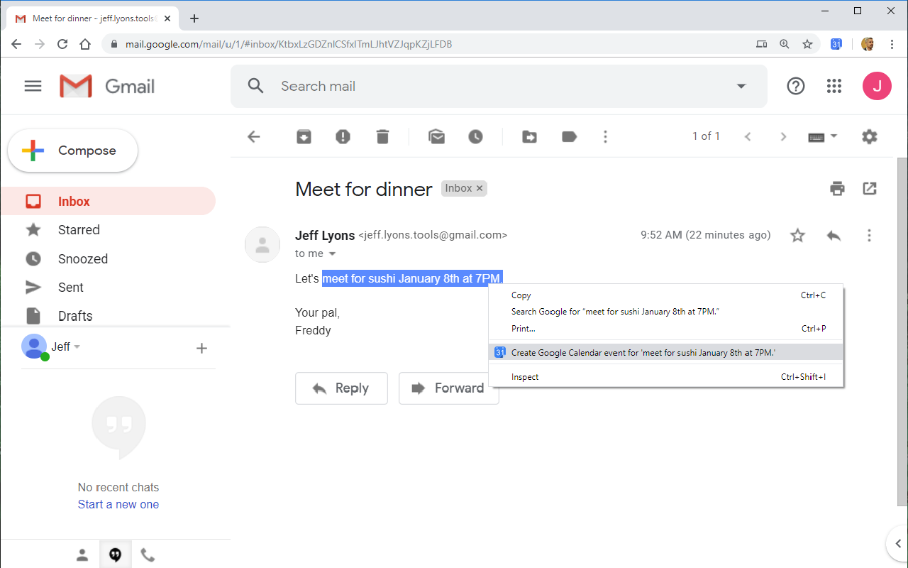 Create Google Calendar Event截图1