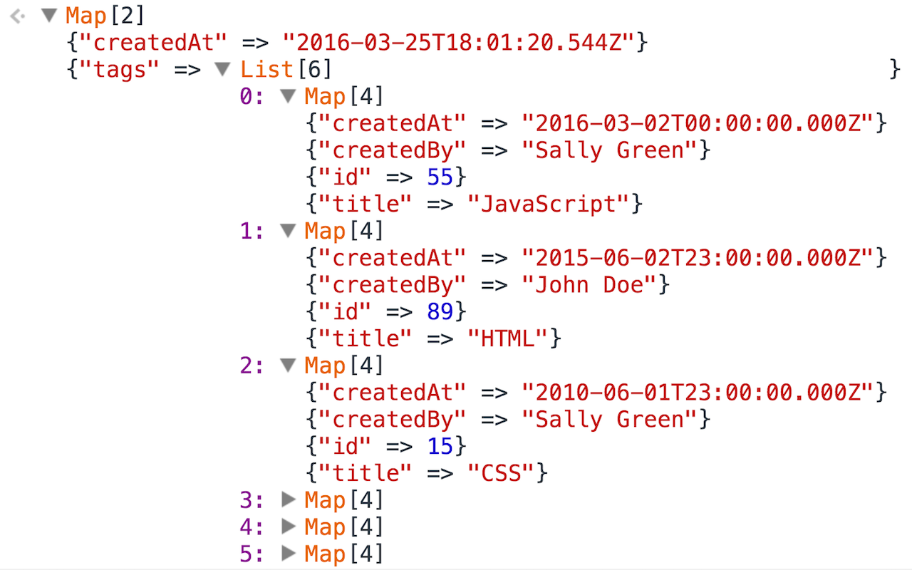 Immutable.js Object Formatter截图1