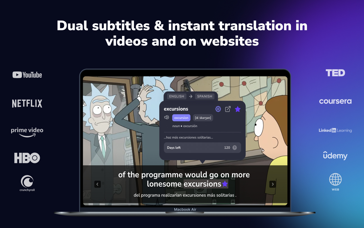双语字幕与字幕翻译器 - InterSub截图3