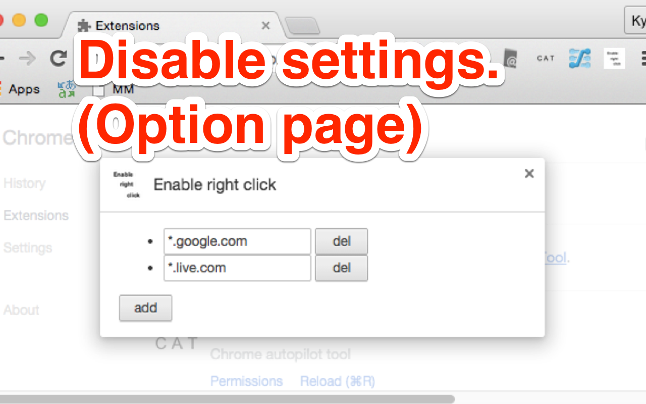 Enable right click截图2