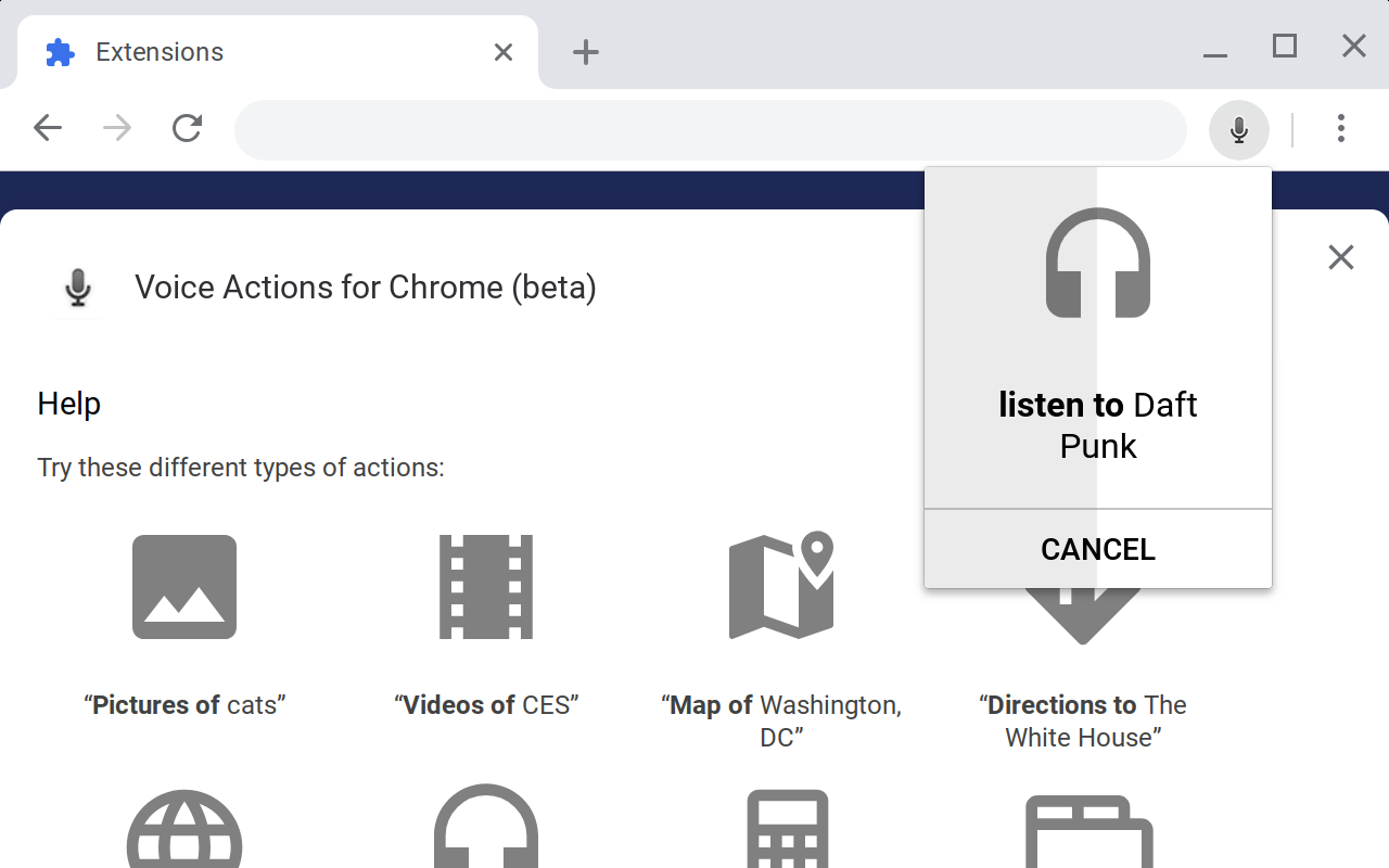 Voice Actions for Chrome截图1
