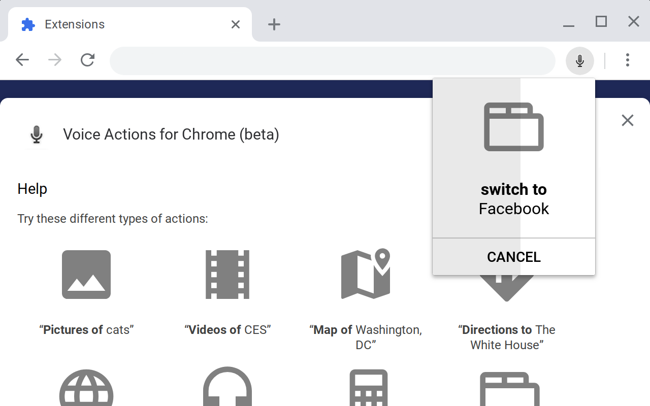 Voice Actions for Chrome截图2