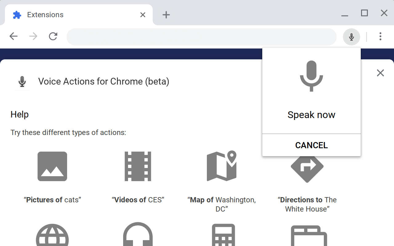 Voice Actions for Chrome截图3