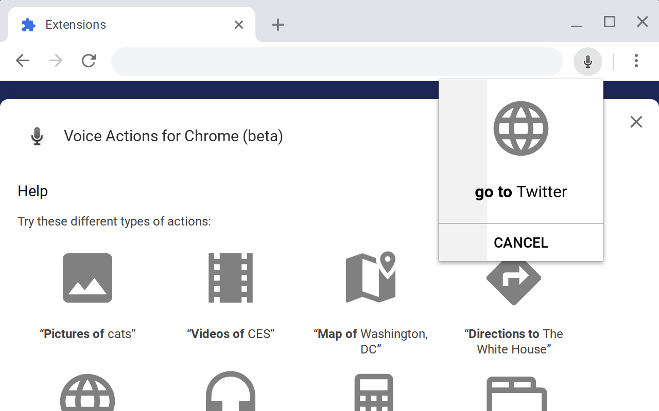 Voice Actions for Chrome截图4