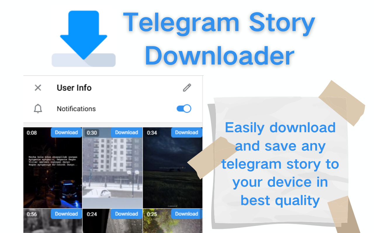 免費下載 telegram 故事 - 下載 Telegram 影片、圖片截图3