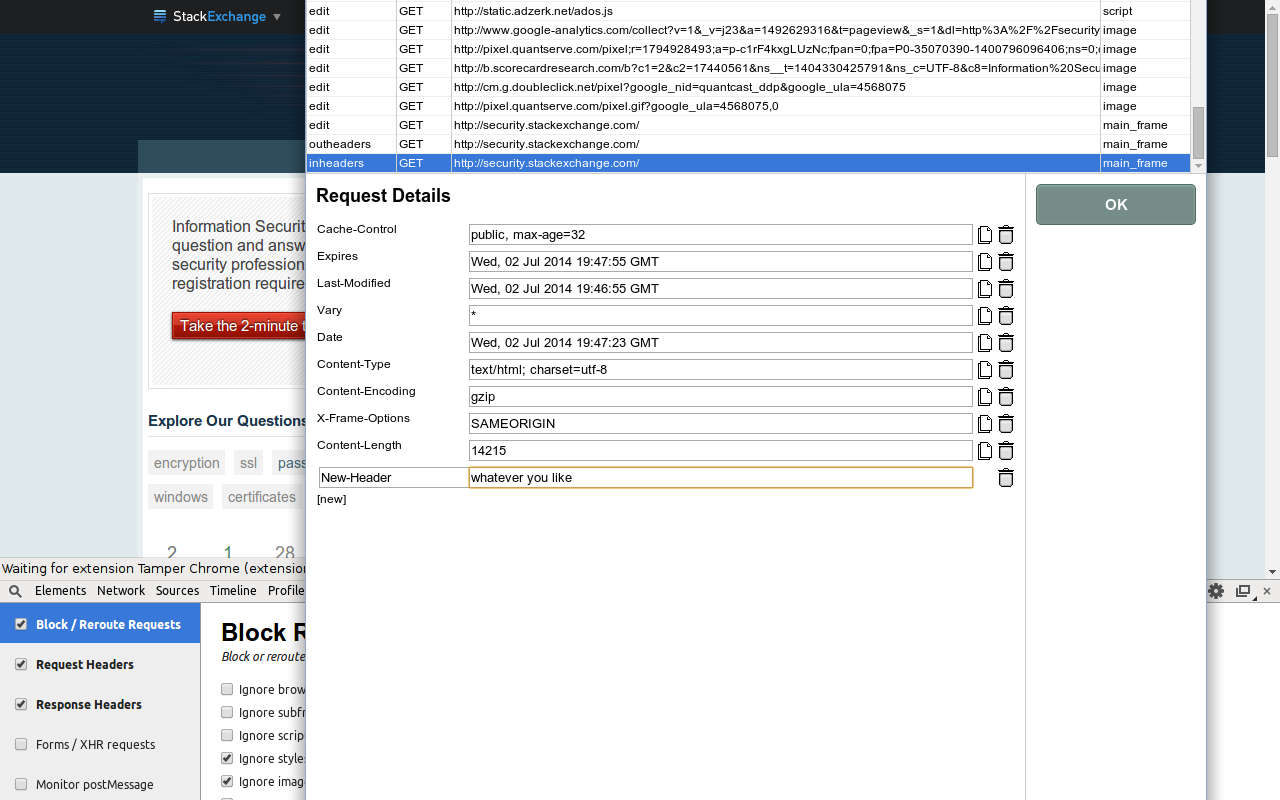 Tamper Chrome (extension)截图2