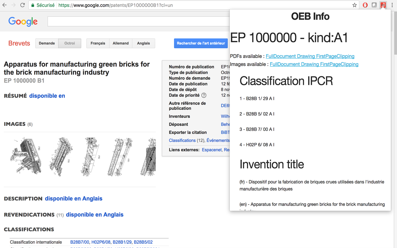 EPO Patents Infos截图1