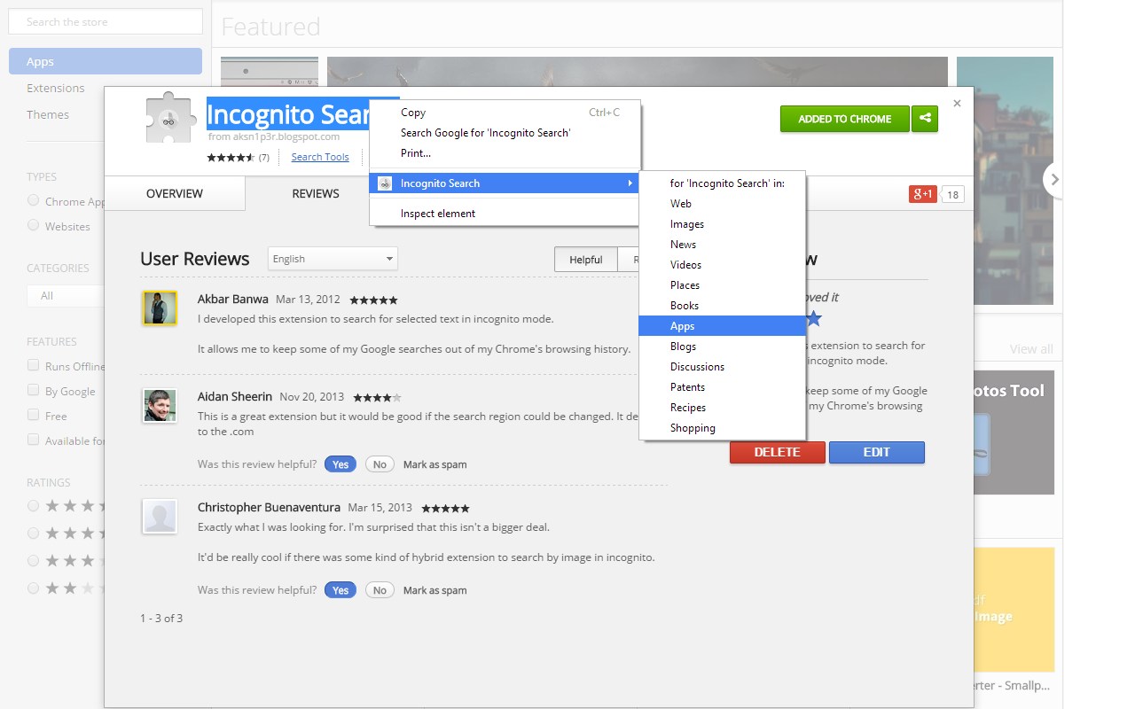 Search Incognito截图1