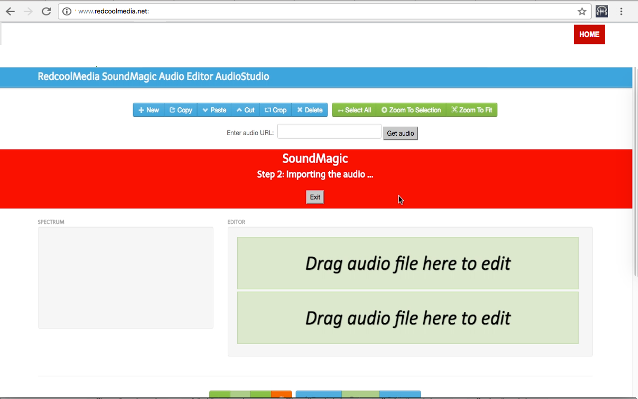 音频文件的 SoundMagic MP3 和 WAV 编辑器截图1