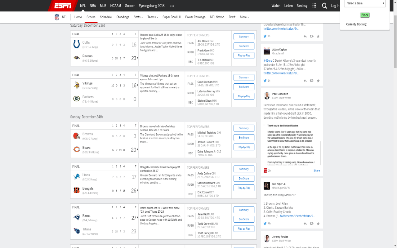 ESPN NFL Score Hider截图2